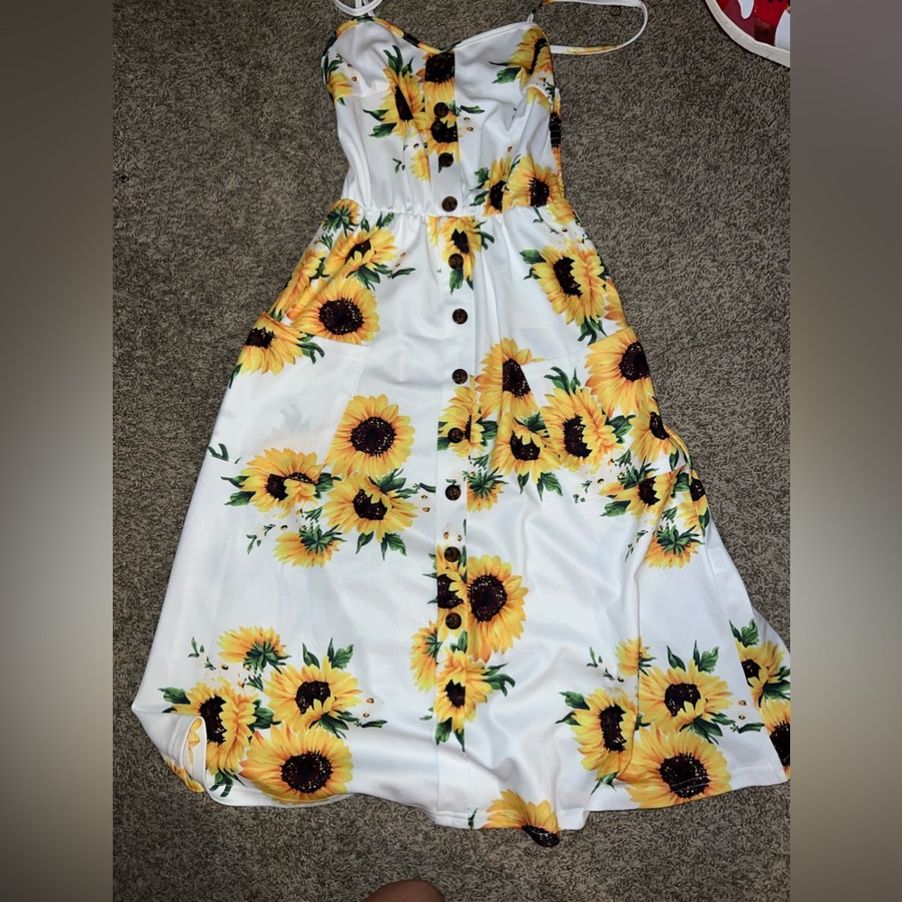 Halife Sunflower Sundress